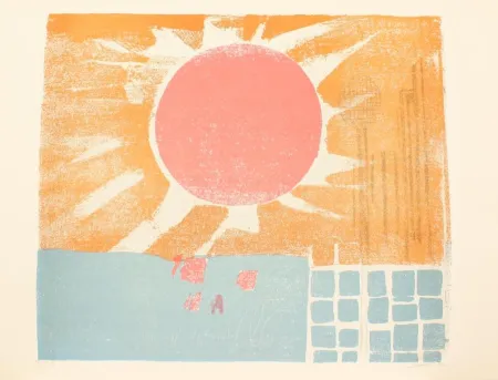 Litografía Saetti - SEI MURI DI SAETTI