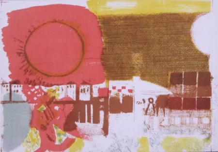 Litografía Saetti - SENZA TITOLO