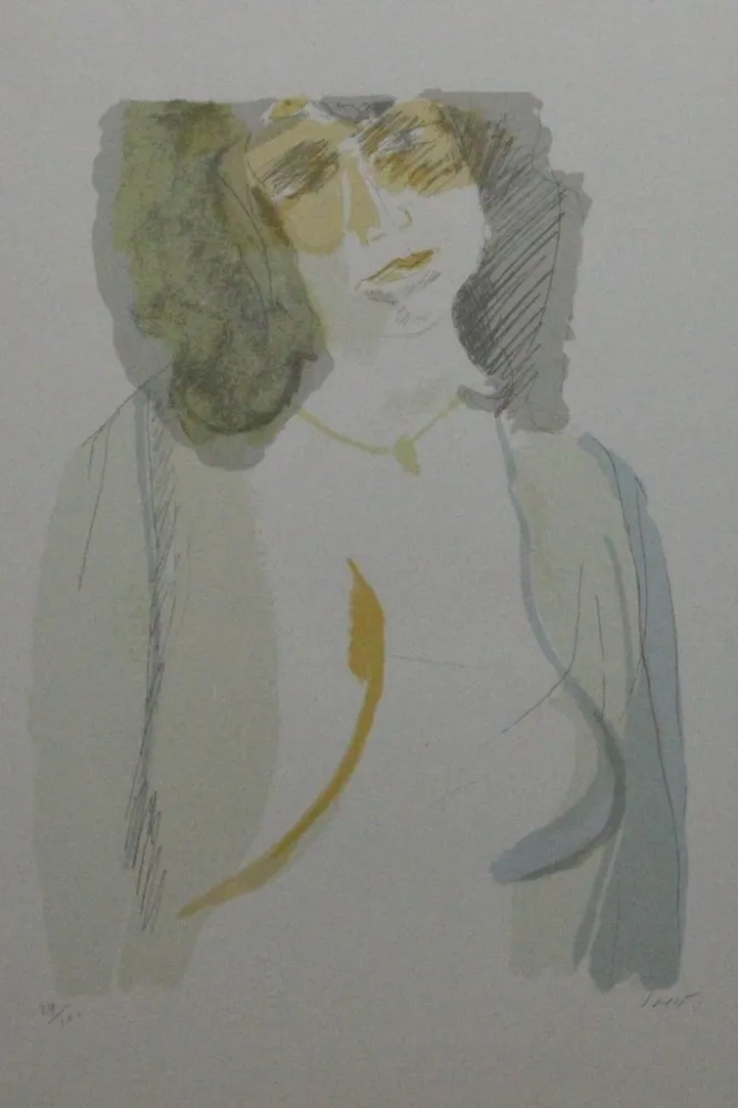 Litografía Saetti - SENZA TITOLO