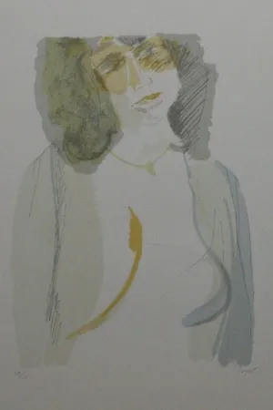 Litografía Saetti - SENZA TITOLO