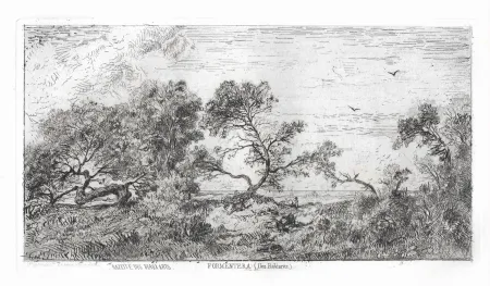 Grabado Saint-Etienne (De) - Souvenir des Îles Baléares. Formentera.