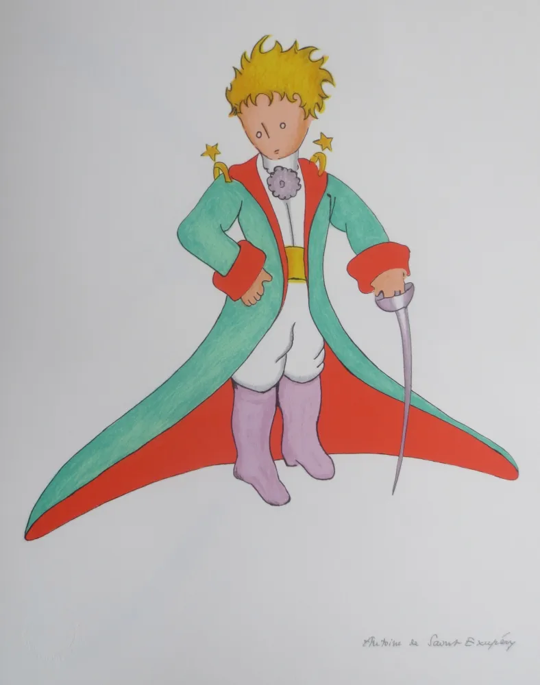 Litografía Saint-Exupéry - Le grand manteau