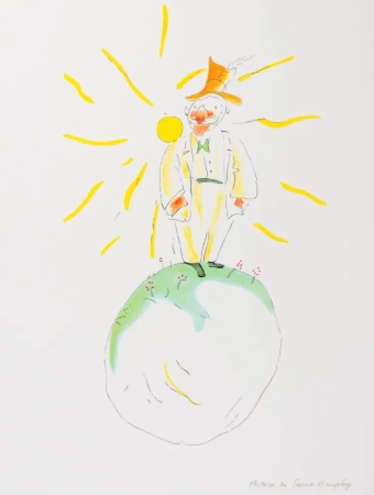 Litografía Saint-Exupéry - Le Poète