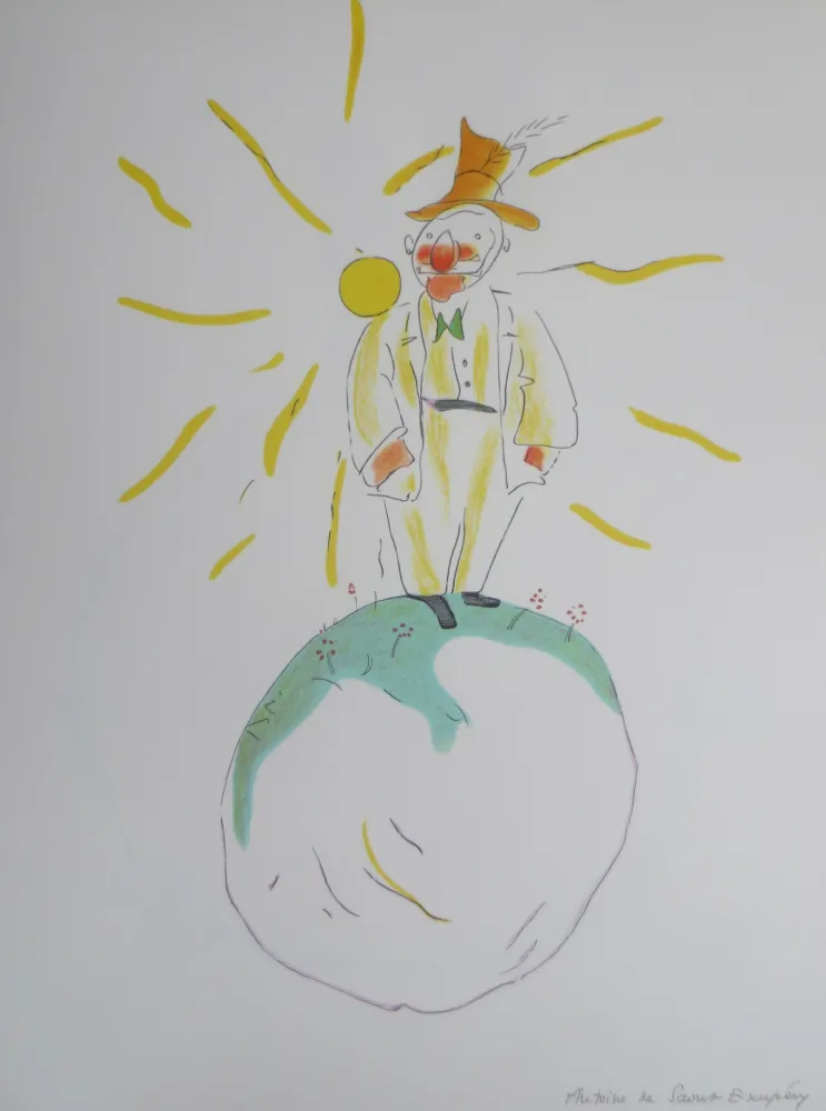 Litografía Saint-Exupéry - Le vaniteux