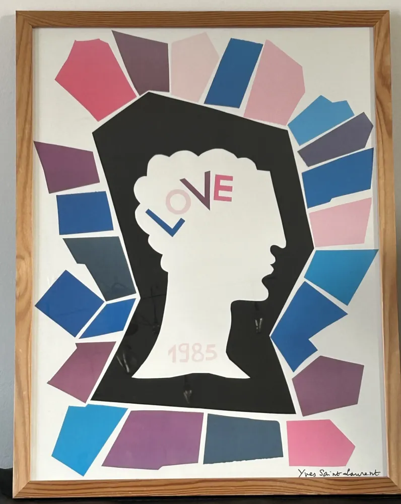Cartel Saint Laurent - LOVE 1985