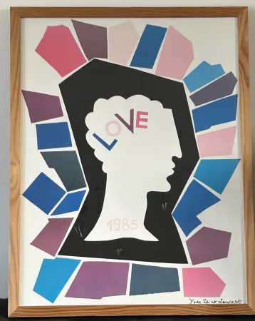 Cartel Saint Laurent - LOVE 1985
