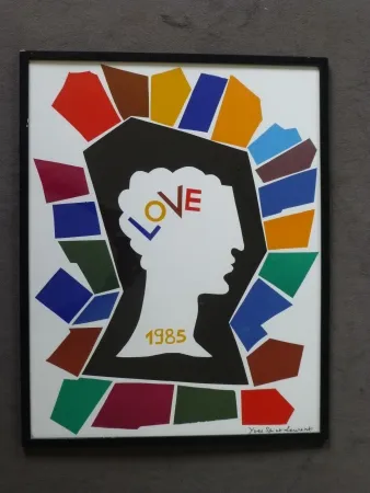 Cartel Saint Laurent - Love 1985