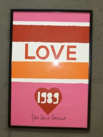 Cartel Saint Laurent - Love 1989