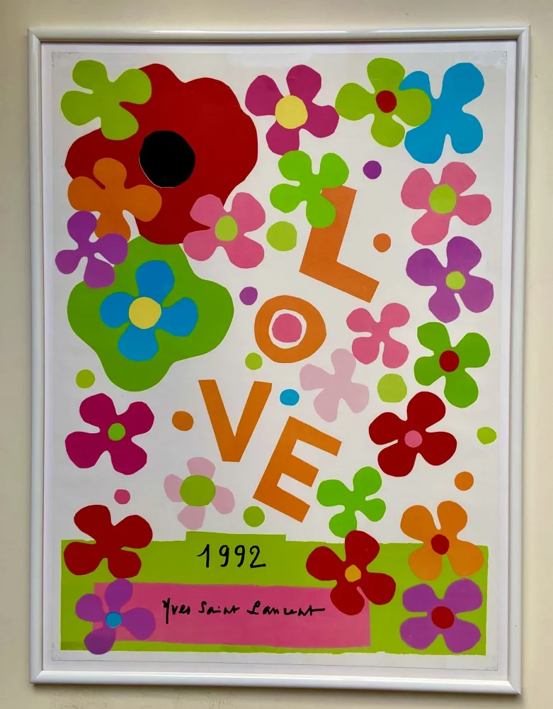Cartel Saint Laurent - LOVE 1992