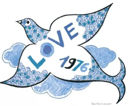 Sin Técnico Saint Laurent - YVES SAINT LAURENT LOVE 1976