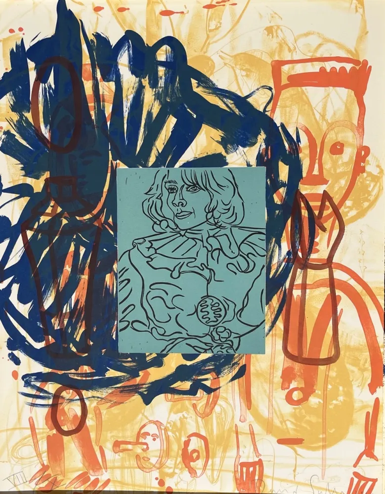 Litografía Salle - Liveley Iris III