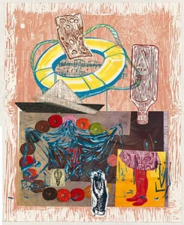 Litografía Salle - Up and down