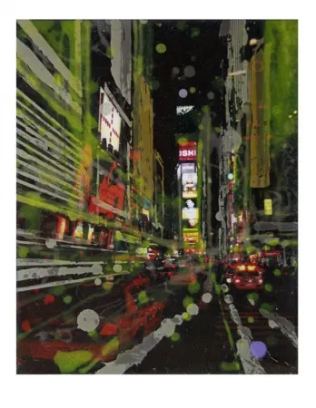 Grabado Salzmann - NEW YORK