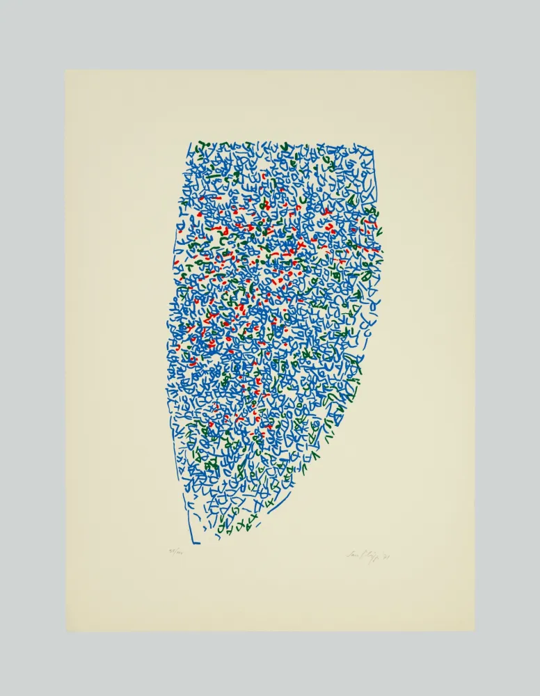 Litografía Sanfilippo - Composizione (C)