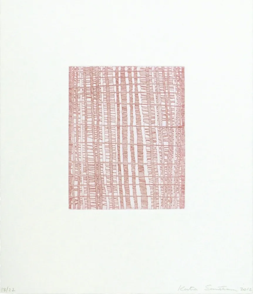 Grabado Santibañez - El alma de los árboles