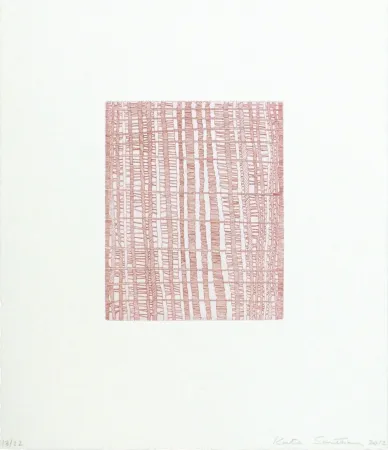 Grabado Santibañez - El alma de los árboles