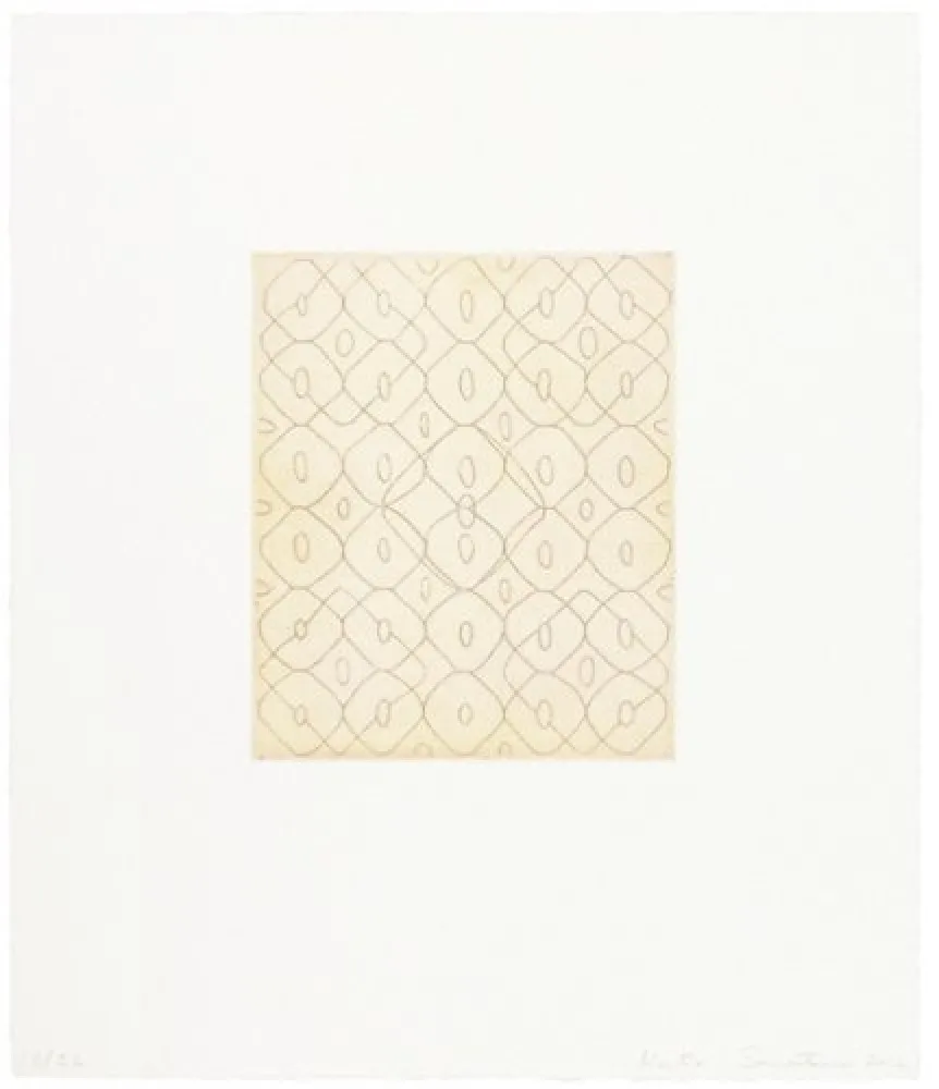 Grabado Santibañez - El silencio de los recuerdos