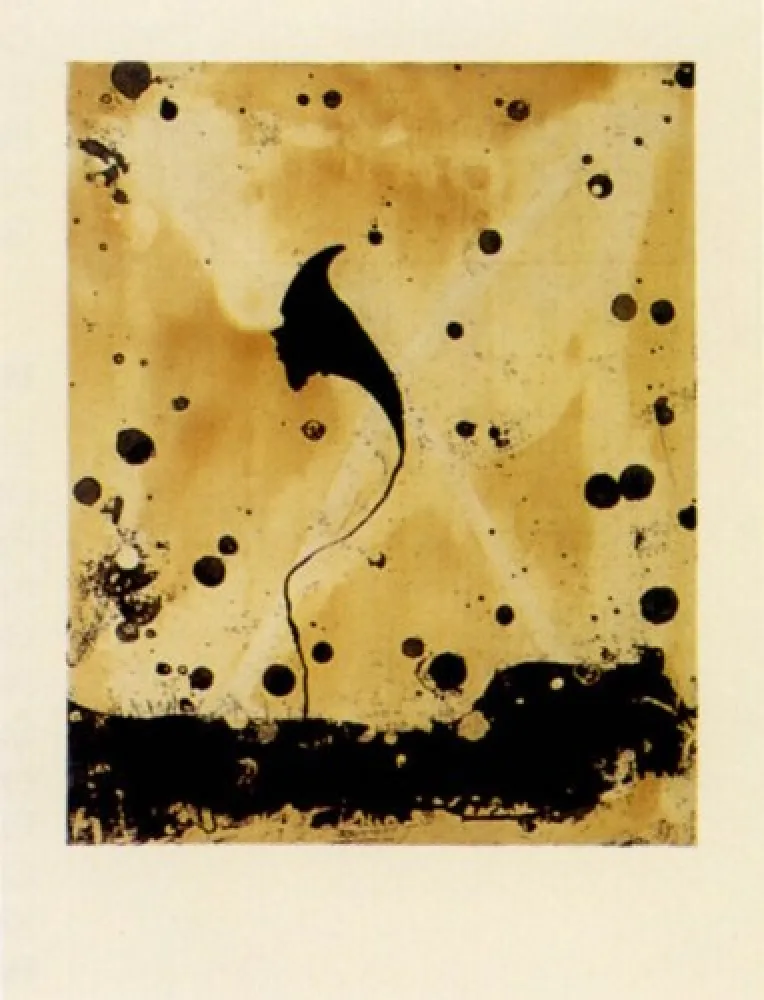 Grabado Santibañez - Flor