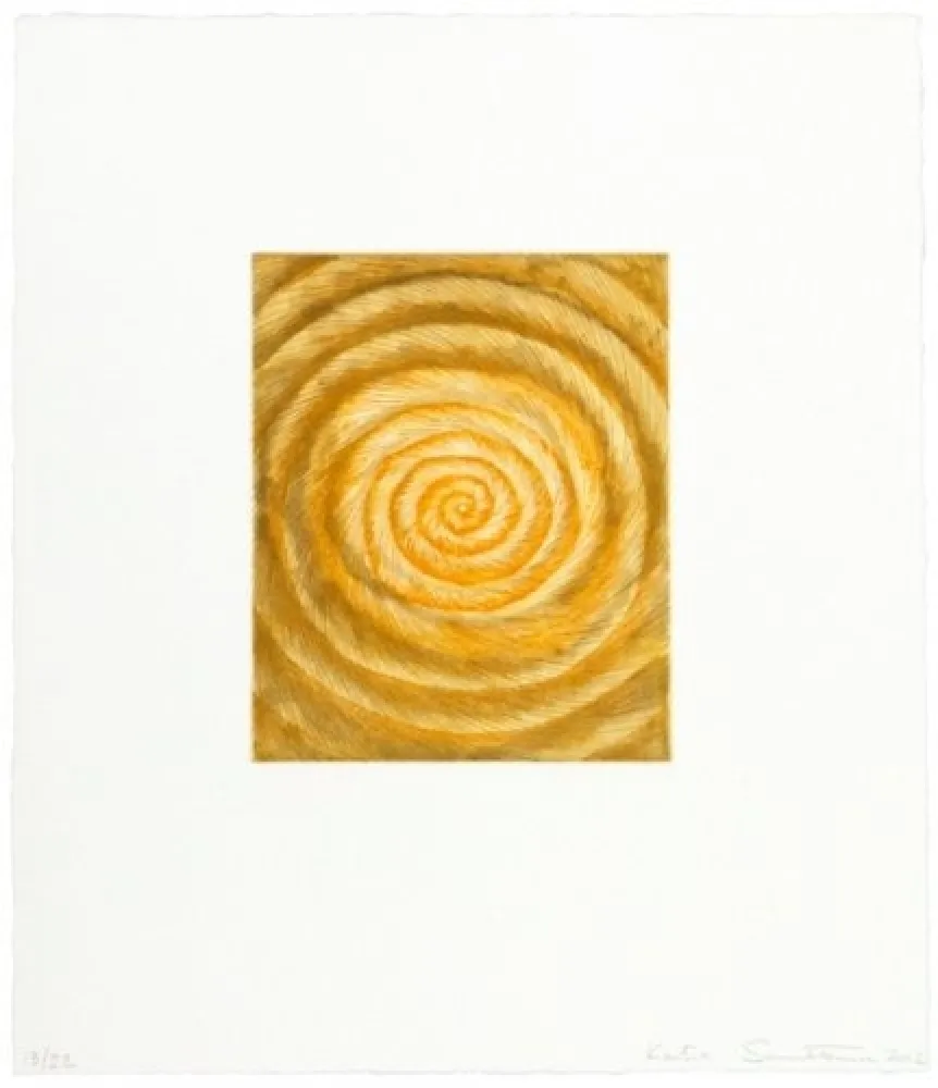 Grabado Santibañez - La espiral caprichosa