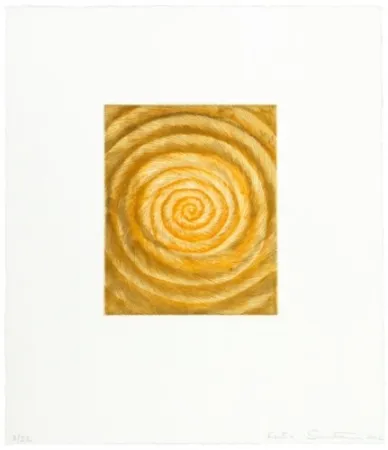 Grabado Santibañez - La espiral caprichosa