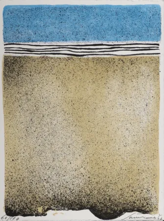 Litografía Santomaso - Abstract Composition, 1967 - Hand-signed!