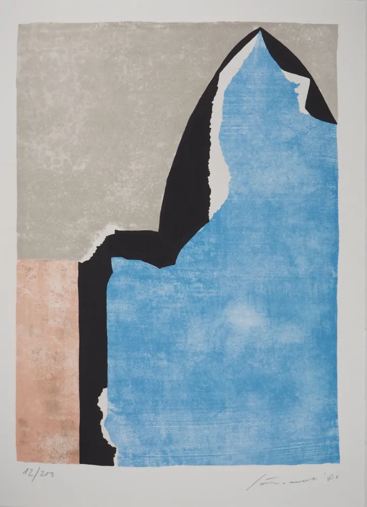 Litografía Santomaso - Composition