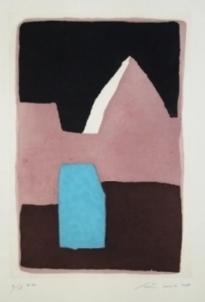 Litografía Santomaso - Composition 