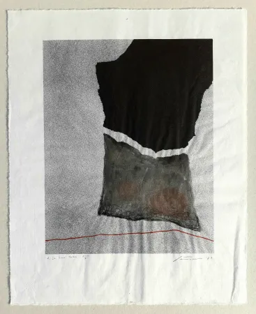 Litografía Santomaso - Composizione