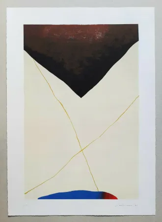 Litografía Santomaso - Composizione