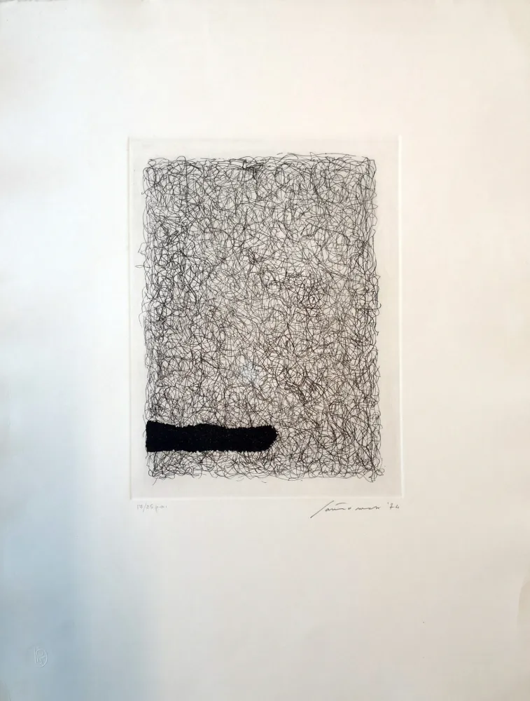 Aguafuerte Santomaso - Composizione 2