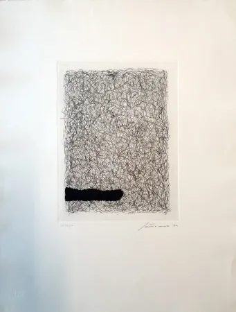 Aguafuerte Santomaso - Composizione 2