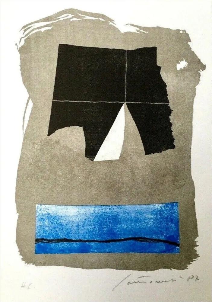 Litografía Santomaso - Composizione