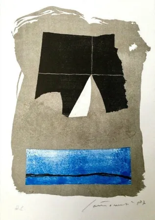 Litografía Santomaso - Composizione