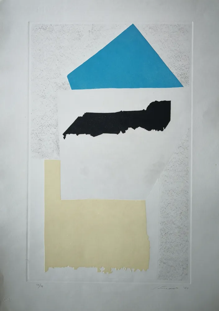 Aguafuerte Santomaso - Composizione B