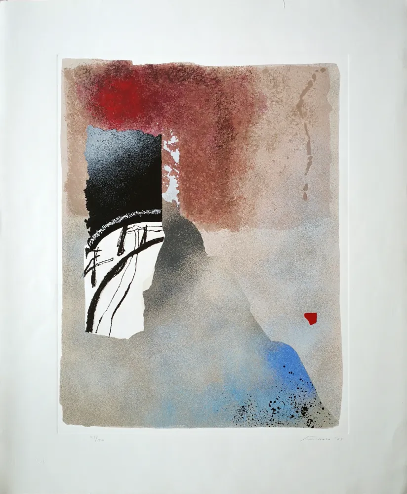 Aguafuerte Santomaso - Composizione D