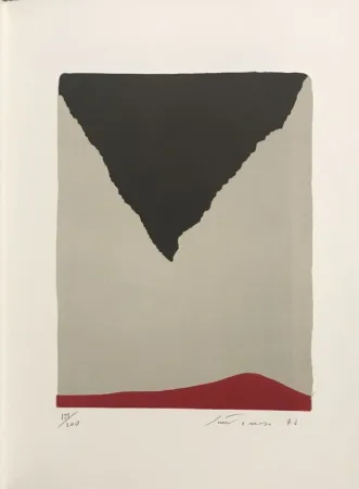 Litografía Santomaso - Erker-Treffen 1