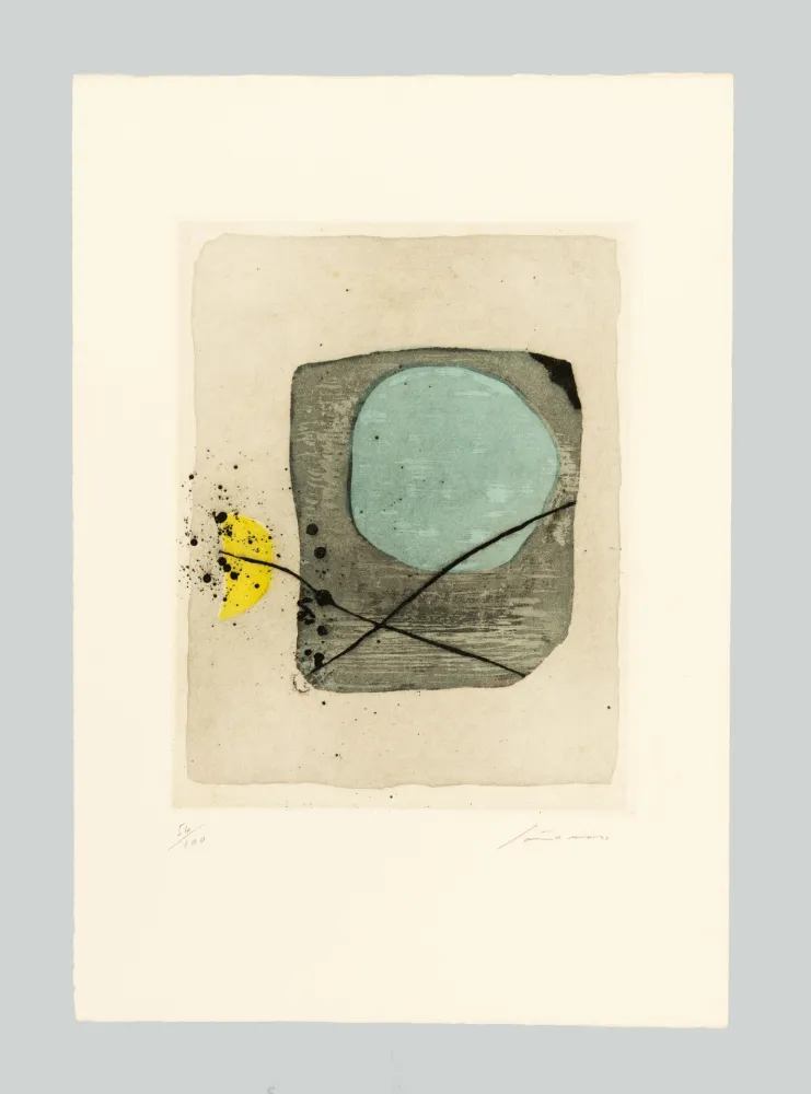 Grabado Santomaso - Omaggio all'Ariosto