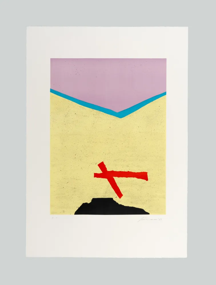 Litografía Santomaso - Racconto