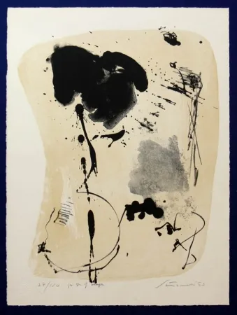 Litografía Santomaso - Senza Titolo