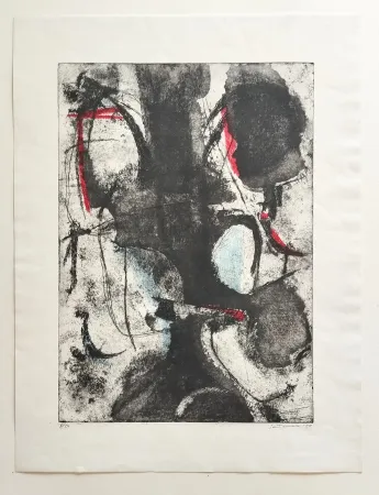 Aguafuerte Y Aguatinta Santomaso - Senza titolo