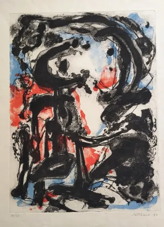 Aguafuerte Y Aguatinta Santomaso - Senza titolo