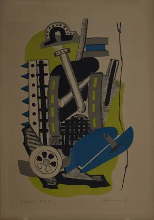 Litografía Santomaso - Tav. 5