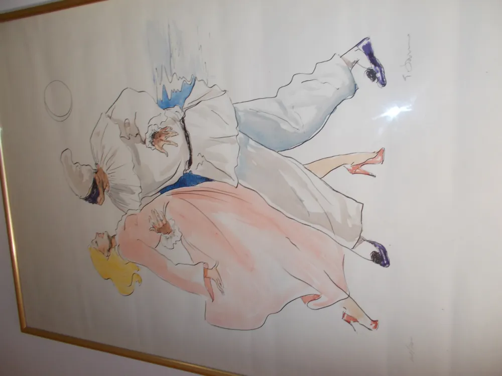 Litografía Sarno - Le Bal