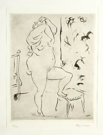 Aguafuerte Y Aguatinta Sassu - Spogliarello