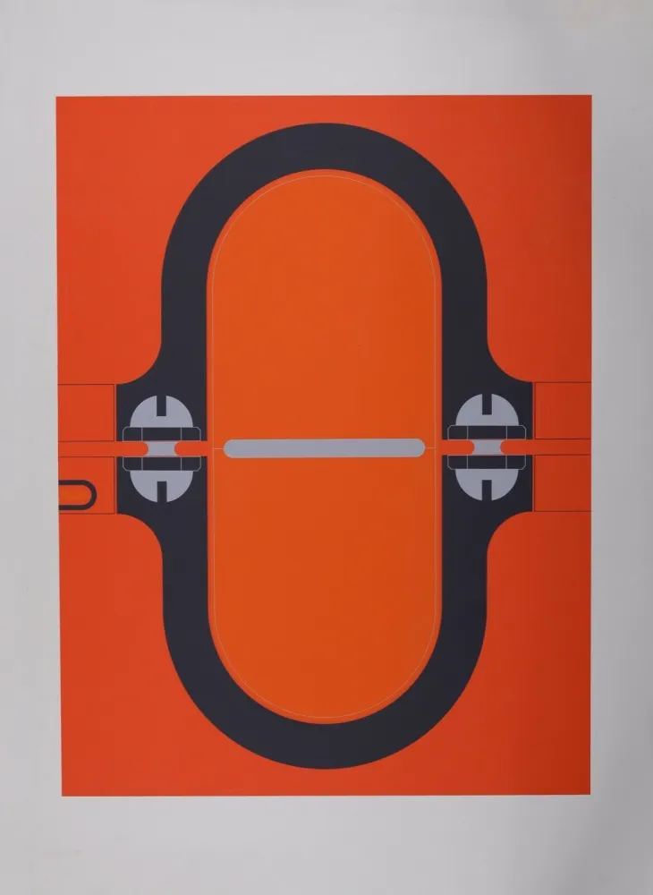 Serigrafía Sato - Composition Pop (Animals of the night), 1971