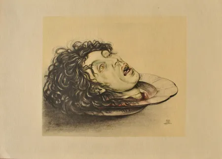 Grabado Sauer - Saint Jean Baptiste