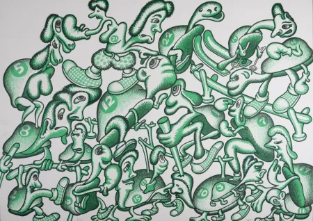 Litografía Saul - Composition