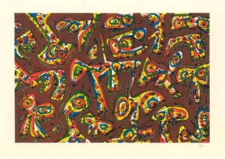 Litografía Saura - Abierta 10