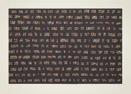 Litografía Saura - Abierta 9