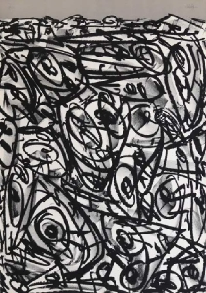 Litografía Saura - Antonio Saura